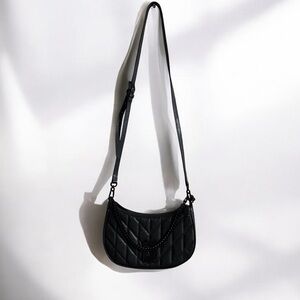 Karl Lagerfeld Black Quilted Shoulder Bag
